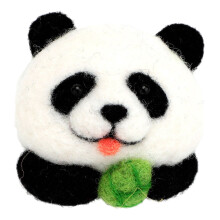 Schaf-Brosche, Nadelfilz-Starter-Werkzeug,-Riesiger Panda
