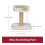 Trixie Trixie Scratching Post, light grey 4