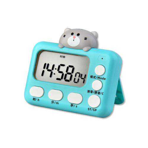 Cute Animals Kitchen Timer Magnetic Backing Alarm Clock-kitten