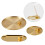 Home Decors Brass Square Incenses Stick-Incense insert oval 3