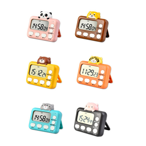 Cute Animals Kitchen Timer Magnetic Backing Alarm Clock-kitten 1