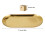 Home Decors Brass Square Incenses Stick-Incense insert oval 4