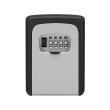 Cassetta di sicurezza portatile, custodia sicura per chiavi e tessere di accesso, grande capacità, cassetta di sicurezza a combinazione con