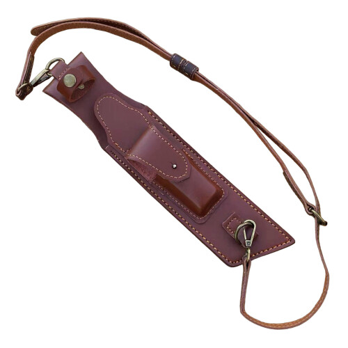 Portable Fixed Blade Cutter PU Leather Sheath Cover PU Leather