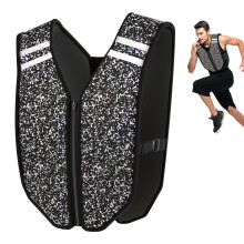 PROIRON Weighted Vest Soft Washable for Men Women 3kg 5kg 8kg 10kg, Fully Reflective Running Weight Vest, No Leakage Weighted Vest for Fitness,