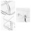 Multifunction File Letter Tray Organizers-transparent 4th floor 5
