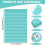 Standard Pocket Charts Clear 10 Pocket Charts Interactive-Blue 2
