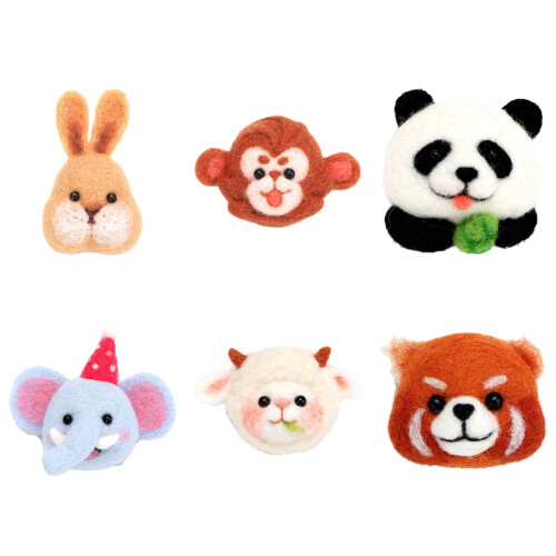 Schöne Tier-Brosche, Wollfilznadel, Hobby-Sets,-Elefant 1