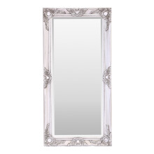 Select Mirrors Haywood Rectangle Wall Mirror (50cm x 100cm, Antique Silver)
