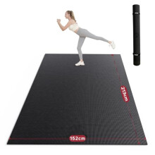 HAPBEAR Large Yoga Mat-7'?5'(213?152cm), Non-Slip, Ultra Durable, 0.31''(8mm) Thick Workout Mats for Home Gym, Large Exercise Mat for Fitness, Yoga,