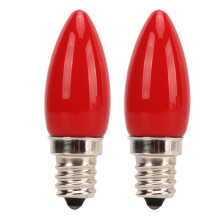 Lampadine decorative impermeabili con base E12 Candelabro, illuminazione a risparmio energetico, lampadine a incandescenza colorate, luci di