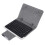 Capa com teclado Bluetooth para tablets de 7 a 7,9 polegadas, capa protetora universal para tablet com teclado destacável e suporte integrado, 4