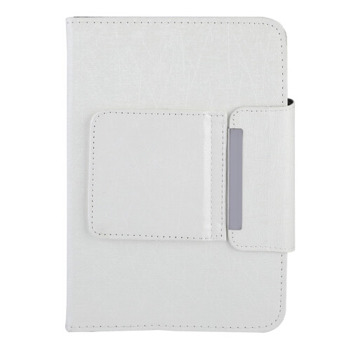 Capa com teclado Bluetooth para tablets de 7 a 7,9 polegadas, capa protetora universal para tablet com teclado destacável e suporte integrado, 1