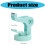360 Degree Rotating Adjustable Tape Dispenser Suction Cup-Pink 4