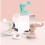 360 Degree Rotating Adjustable Tape Dispenser Suction Cup-Pink 5