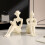Stijlvolle abstracte sculptuur bureau decors-Romewit 1 3
