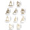 Stijlvolle abstracte sculptuur bureau decors-Romewit 1 5