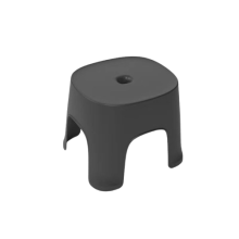 Kompakter Tritthocker für Bad und Küche, bequeme Sitzgelegenheit, vielseitig einsetzbar, tragbares Design für Zuhause und unterwegs, robuste