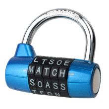 Keyless Combination Lock for Toolbox, Sturdy Construction Waterproof Rust Proof Combination Padlock with 5 Digit Combination and English Alphabet Dial