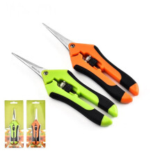 Professionelle Gartenschere, titanbeschichtete, antihaftbeschichtete Edelstahlklingen, ergonomisches Leichtgewicht, 2er-Pack