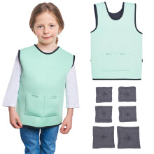 Weighted Vest for Kids | Provide Deep Pressure Comfort | ADHD Tools for Kids | Autism Sensory Clothing | Adjustable Weighted Vest | Weighted