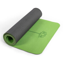 Marjar Yoga Mat Non Slip Exercise Mat TPE Eco Friendly Anti-Tear Yoga Mats for Women 1/3" Fitness Mat for Home Pilates Mats with Carrying Strap