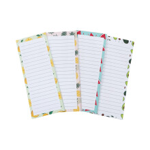 4-pack magnetische notitieblokken papier koelkast message boards