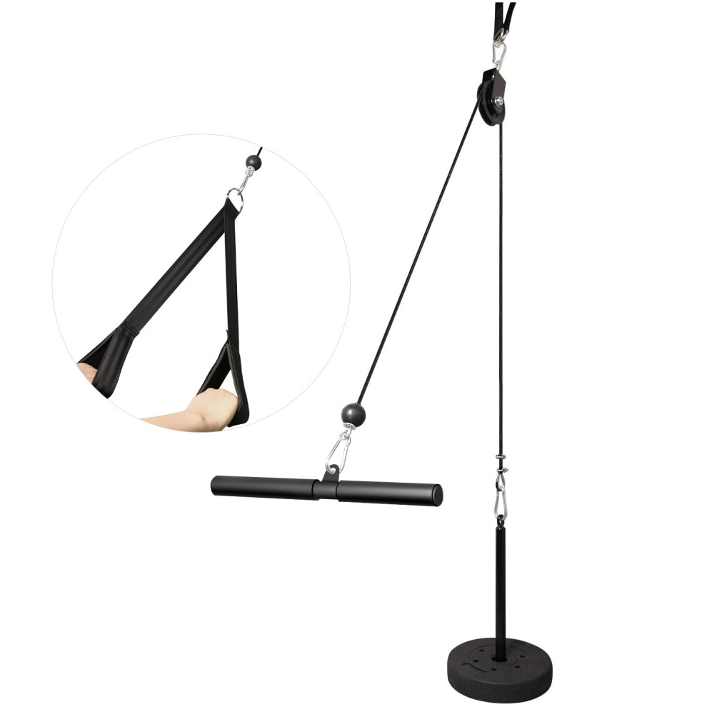 Photos - Other Trainers LAT and Lift Pulley System, LFJ Fitness DIY Cable Pulley Gym Home Arm Strength Training Exerciser Lat Pulldown Forearm Wrist