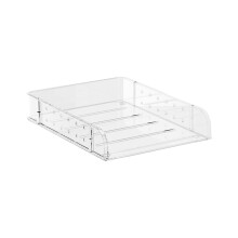 Multifunction Tiered Paper Letter Tray-transparent 1st floor