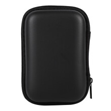 EVA-Ohrhörer-Etui mit Reißverschluss-Organizer, Netztasche für USB-Kabel und Kopfhörer, strapazierfähige und flexible wasserdichte, stoßfeste