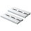 2Pieces Without Drilling Under Cabinet Goblet Rack Secure-White 1
