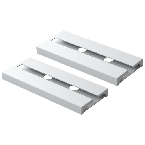 2Pieces Without Drilling Under Cabinet Goblet Rack Secure-White