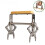 Beekeeping Frame Gripper Wood Handle Hives Frame Removal Tool 4