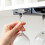 2Pieces Without Drilling Under Cabinet Goblet Rack Secure-White 7