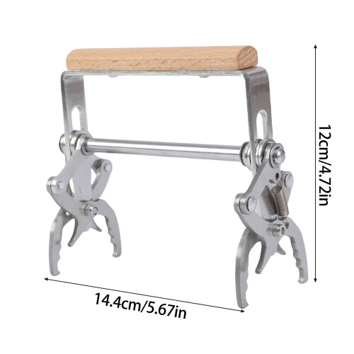 Beekeeping Frame Gripper Wood Handle Hives Frame Removal Tool 2