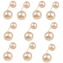 Artificial Pearls Waist Tighteners Trousers Length-champagne 10