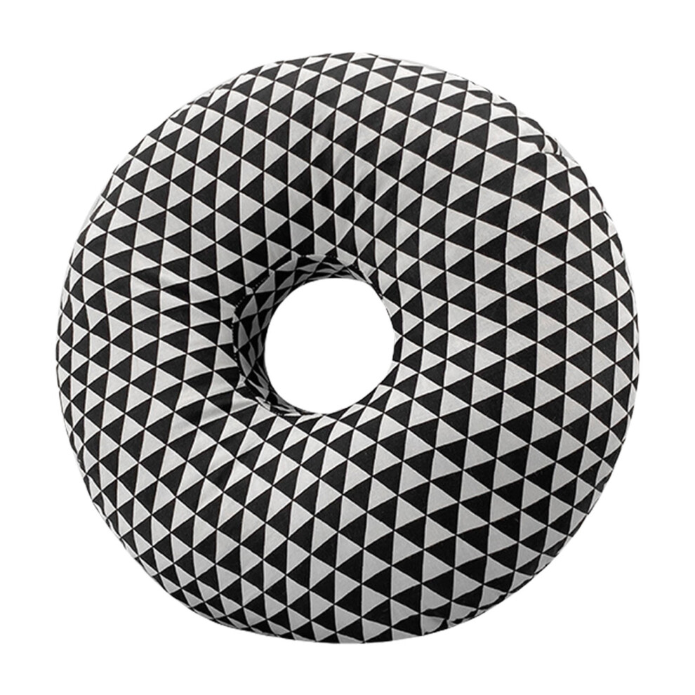 Black/White Pressure Relief Ear Piercing Pillow- And Tria