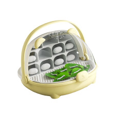 Silkworm Breeding Container Clear Habitat Cage With-yellow