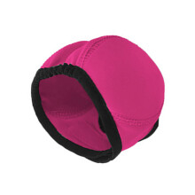 Noise Cancelling Pet Dog Ear Cover Grooming Bathing-Rose Red L