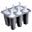 Silicone Popsicles Molds for Refreshing Dessert Easy-Gray 1