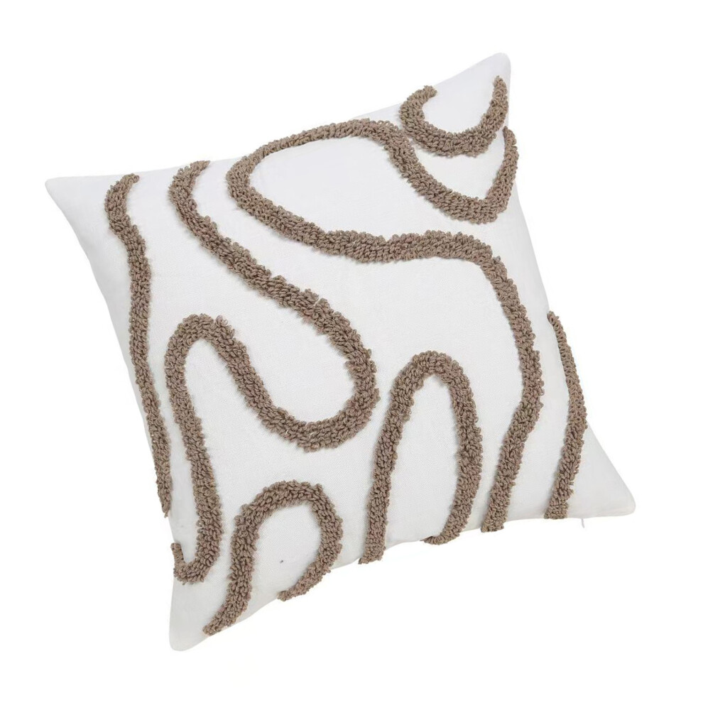 Decorationative Bohemians Pillow Cover Cotton Linens-Khaki