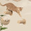 Indoor Cats Climbing Wall Shelves Set with Hammock Bed For 5
