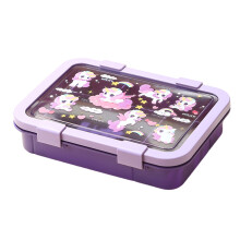 Animal Learning Lunch Container For Children-Purple pony 1500ml