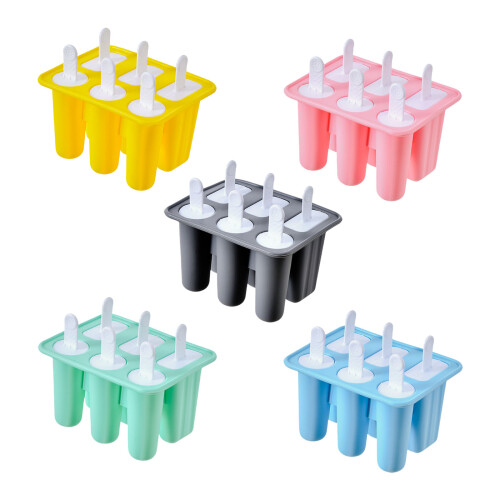 Silicone Popsicles Molds With Detachable Stick 6-Pink 2