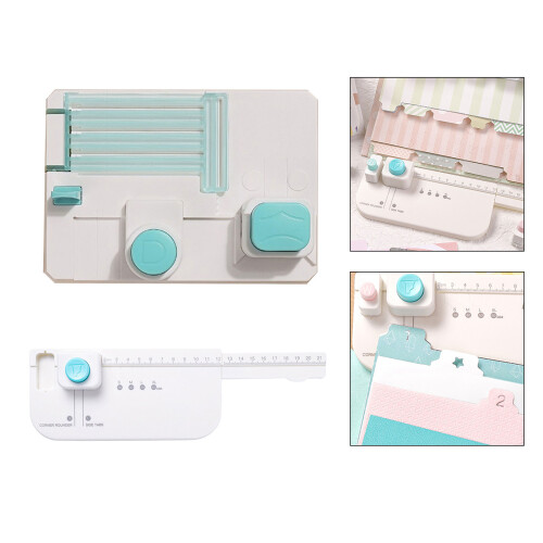 2 Pcs Creative Divider Maker Label Punching Machine DIY-9Z1CR 2