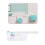 2 Pcs Creative Divider Maker Label Punching Machine DIY-9Z1CR 2