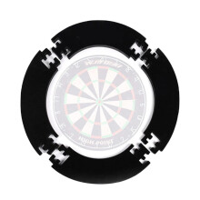 Dart Board Surround 18 Inch EVA Waterproof Ring for Lightweight Dartboards, Black 71 x 45cm Protective Case