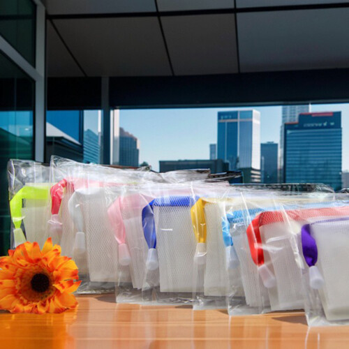 Practical Mesh Wash Bags Sturdy PE Materials-10 Colored rope 2