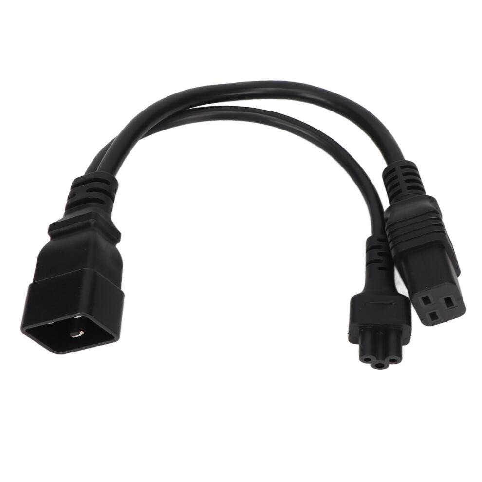 Power Cord Y Type Splitter Iec320 C14 To C5 C19 Female Universal Computer Cable Short Extension Cord For Pdu Ups Server 9416038696398