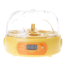 Digital Eggs Incubator with Automatic Turning-Yellow
